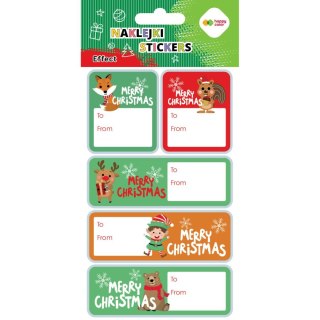 Naklejki EFFECT-Xmas- BOX1 50 szt 10x20cm
