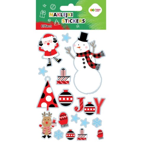 Naklejki EFFECT-Xmas- BOX1 50 szt 10x20cm