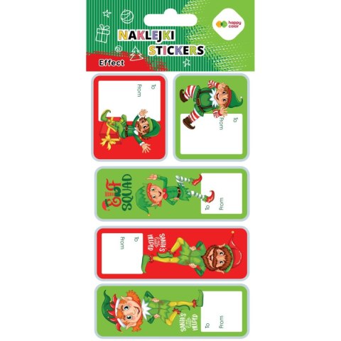 Naklejki EFFECT-Xmas- BOX2 50 szt 10x20cm