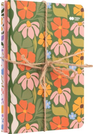 Notesy szyte Zestaw BLOOM-Boho 3szt A6 32 ark 80g/m2
