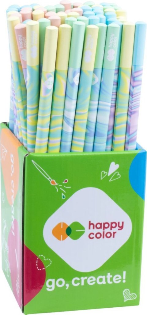 Ołówek trójkątny 2B Pastel Twist 72 szt. w kubku Ołówek trójkątny 2B Pastel Twist 72 szt. w kubku