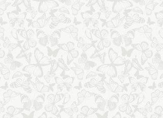 Papiery ozdobne LOVE Motyle srebrne metaliczne 20x29cm 10 ark