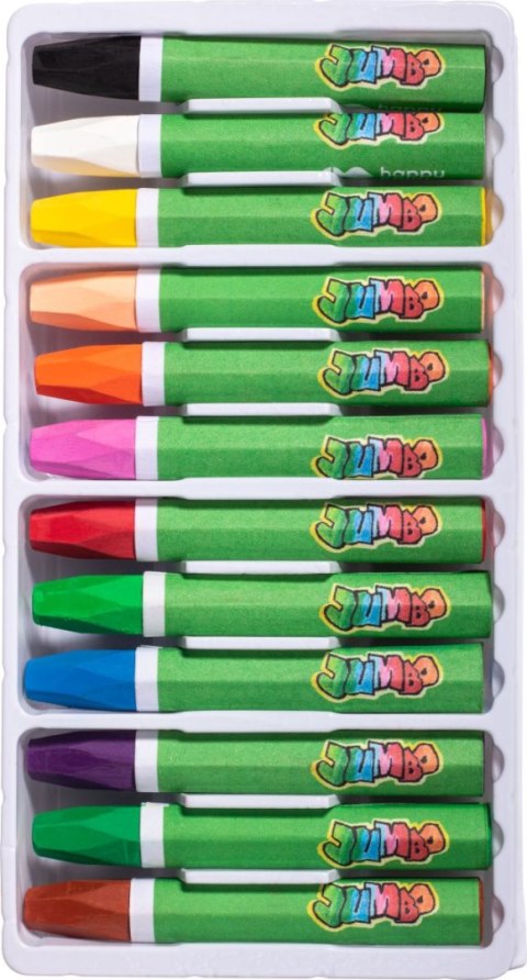 Pastele olejne Jumbo zestaw 12 kolorów Pastele olejne Jumbo zestaw 12 kolorów