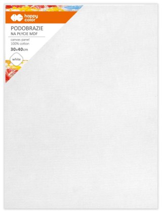 Podobrazie bawełniane 30x40 impregnowane białe tablica malarska MDF 4mm