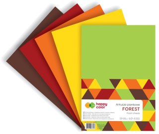 Arkusze piankowe FOREST A4 5 ark 5 kolorów 2 rodzaje
