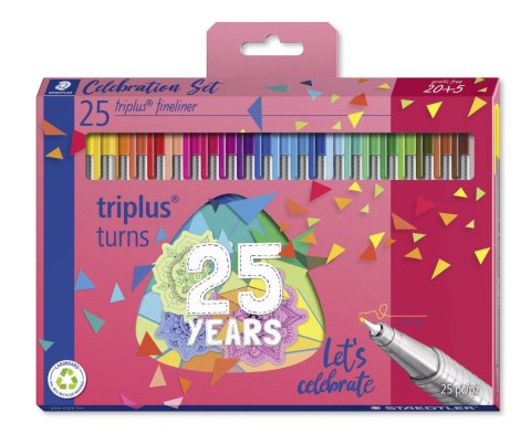 Cienkopis Triplus 03 mm 25 kol. (20+5 gratis) w opak. Staedtler Cienkopis Triplus 03 mm 25 kol. (20+5 gratis) w opak. Staedtler
