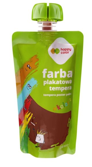 Farba plakatowa tempera 100ml brązowy