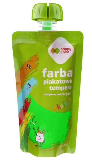 Farba plakatowa tempera 100ml neon zielony