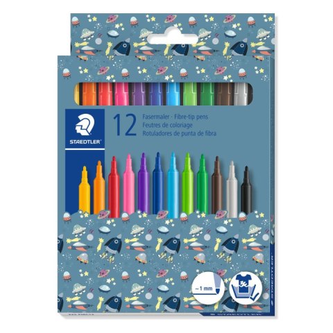 Flamaster szkolny Pattern Mix 12 kol. w opak. Staedtler Flamaster szkolny Pattern Mix 12 kol. w opak. Staedtler