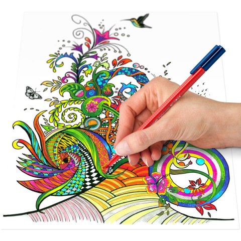 Flamastry triplus 40 kol. w etui Staedtler