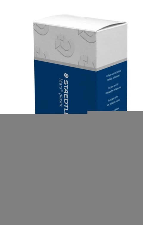 Gumka techniczna Mars Plastic do ołówka. Display 40 gumek S52650 Staedtler