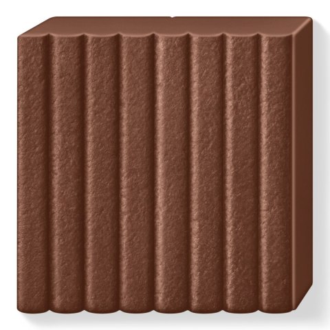 Kostka FIMO leather effect 57g orzechowy masa termoutwardzalna Staedtler