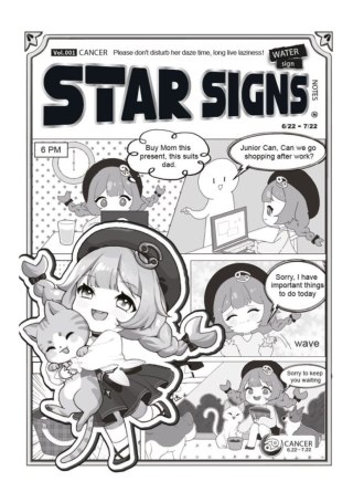 Notatnik B5 w kratkę Manga 12 konstelacji 72 kartki plastikowa okładka MG