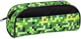 Piórnik saszetka z 2 zamkami PIXI green