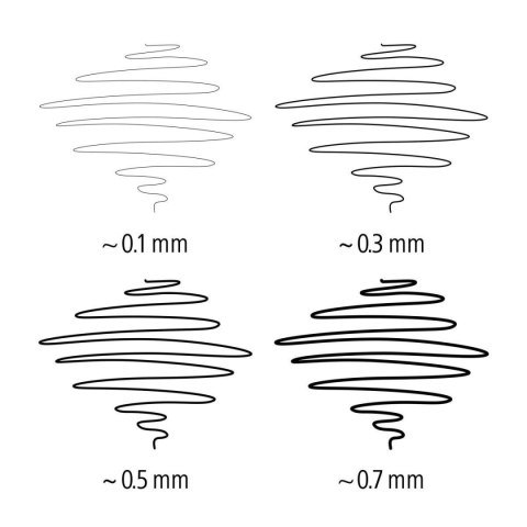 Pisak z atramentem pigmentowym zestaw 4 szt. (0.1 0.3 0.5 0.7mm) Staedtler Pisak z atramentem pigmentowym zestaw 4 szt. (0.1 0.3 0.5 0.7mm) Staedtler