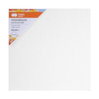 Podobrazie bawełniane 20x20 impregnowane białe tablica malarska MDF 4mm
