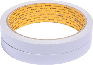 Taśma klejąca dwustronna typu Tissue 12mmx10y (2rolki) MG