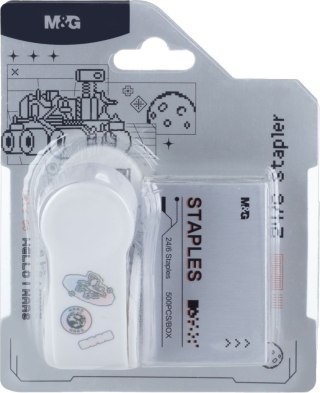 Zszywacz mini Hello Mars zszywki 24/6 20 kartek głębokość zszywania 35mm MG