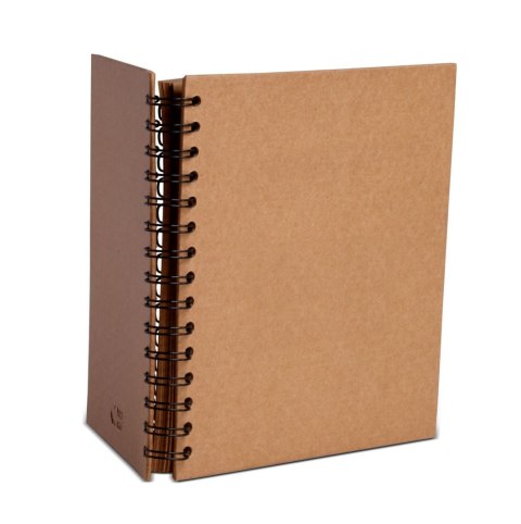 Album na spirali 30x30cm 30 ark brązowe eco 180g/m2 Album na spirali 30x30cm 30 ark brązowe eco 180g/m2