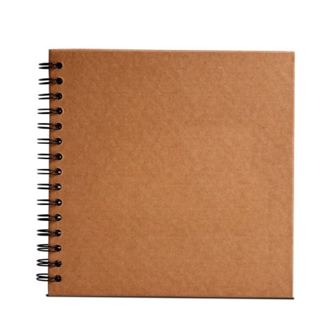 Album na spirali 30x30cm 30 ark brązowe eco 180g/m2 Album na spirali 30x30cm 30 ark brązowe eco 180g/m2