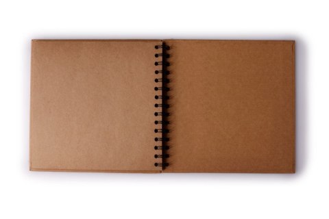 Album na spirali 30x30cm 30 ark brązowe eco 180g/m2 Album na spirali 30x30cm 30 ark brązowe eco 180g/m2