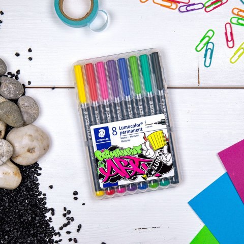 Foliopis Lumocolor ART F wodoodporny 8 kol (1 2 20 6 3 51 5 9) Staedtler