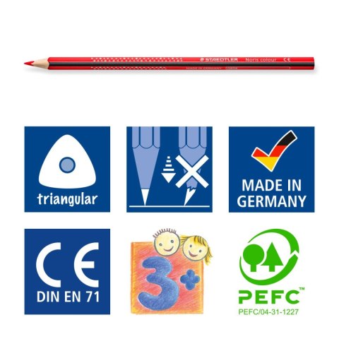 Kredki Noris colour Wopex trójkątne 36 kol. Staedtler Kredki Noris colour Wopex trójkątne 36 kol. Staedtler