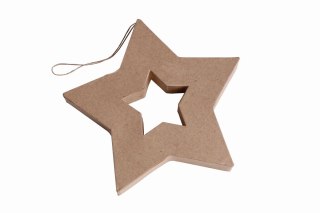 Kształt z papier mache BIG STAR 19x2.5cm