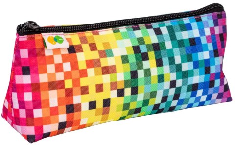 Piórnik saszetka trójkątny z 1 zamkiem PIXI rainbow Piórnik saszetka trójkątny z 1 zamkiem PIXI rainbow