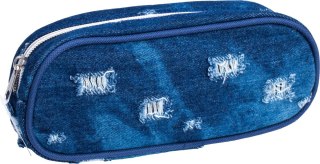 Piórnik saszetka z 1 zamkiem Blue Jeans