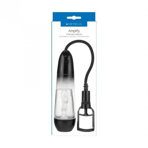 Pompka- Me You Us Amplify Pump Masturbator Clear/Black Boss of toys Pompka- Me You Us Amplify Pump Masturbator Clear/Black Boss of toys