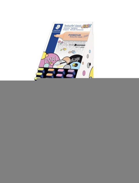 Zakreślacz Classic Colors/ Vintage 60 szt. w displayu Staedtler Zakreślacz Classic Colors/ Vintage 60 szt. w displayu Staedtler