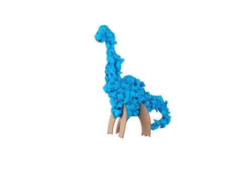 Zestaw kształtów tekturowych 3D DINO 6 szt 15 12 cm