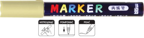 Marker akrylowy 1-2 mm żółty neapolitański MG Marker akrylowy 1-2 mm żółty neapolitański MG