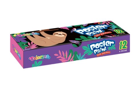 COLORINO SCHOOL - FARBY PLAKATOWE 20 ML 12 KOL. /WILDKID/ 30/ COLORINO SCHOOL - FARBY PLAKATOWE 20 ML 12 KOL. /WILDKID/ 30/