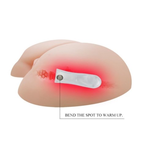 BAILE- VAGINA AND ASS, Vibration Rotation Heating function Sex talk Boss of toys