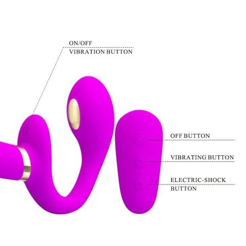PRETTY LOVE - Thunderbird, 12 vibration functions 3 electric shock functions Boss of toys