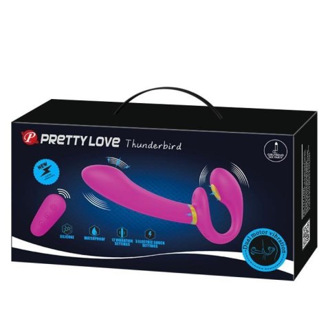 PRETTY LOVE - Thunderbird, 12 vibration functions 3 electric shock functions Boss of toys