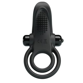 PRETTY LOVE - VIBRANT PENIS RING Black- 10 function vibrations Boss of toys