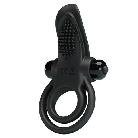 PRETTY LOVE - VIBRANT PENIS RING Black- 10 function vibrations Boss of toys