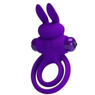 PRETTY LOVE - VIBRANT PENIS RING III 10 Functions Purple Boss of toys