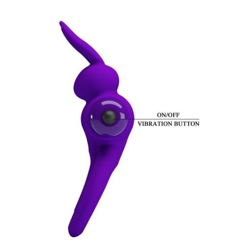 PRETTY LOVE - VIBRANT PENIS RING III 10 Functions Purple Boss of toys
