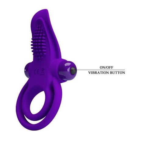 PRETTY LOVE - VIBRANT PENIS RING Purple- 10 function vibrations Boss of toys