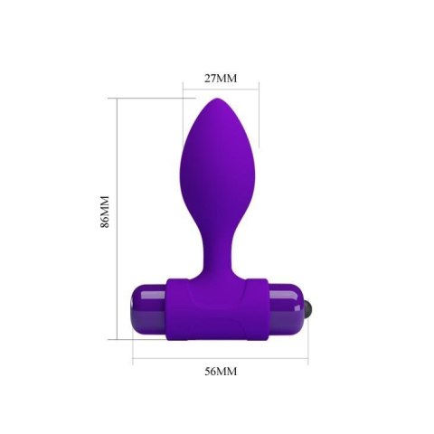 PRETTY LOVE -Vibra Butt Plug Purple Boss of toys