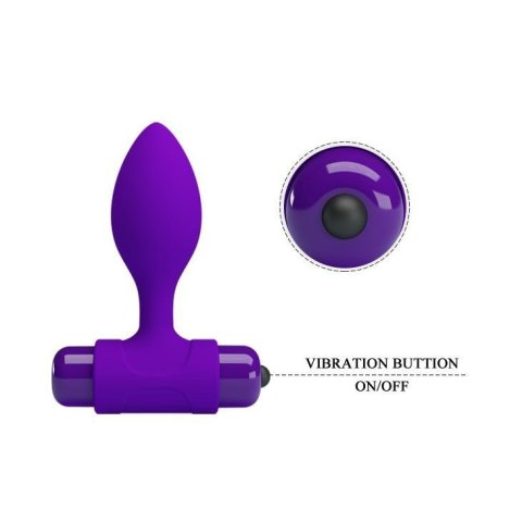 PRETTY LOVE -Vibra Butt Plug Purple Boss of toys