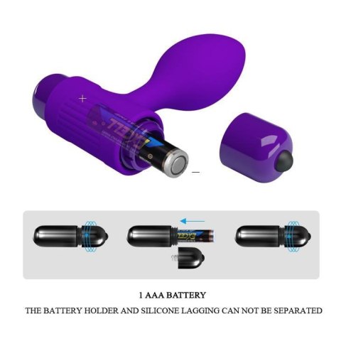 PRETTY LOVE -Vibra Butt Plug Purple Boss of toys