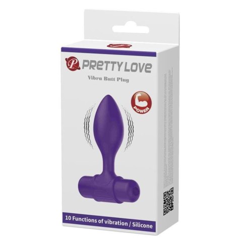 PRETTY LOVE -Vibra Butt Plug Purple Boss of toys