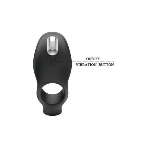 PRETTY LOVE - Vibration Penis Sleeve 7 FUNCTIONS BLACK Boss of toys