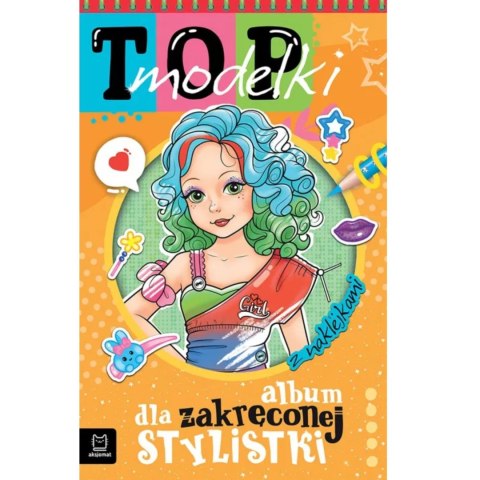 ALBUM DLA ZAKRĘCONEJ STYLISTKI TOP MODELKI NAKLEJK