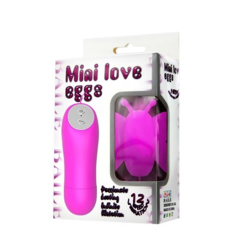 BAILE- Mini love eggs, 12 vibration functions Boss of toys